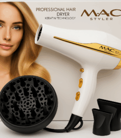 سشوار حرفه ای مک استایلر 6678 | سشوار سالنی مک استایلر با تکنولوژس آیونیک